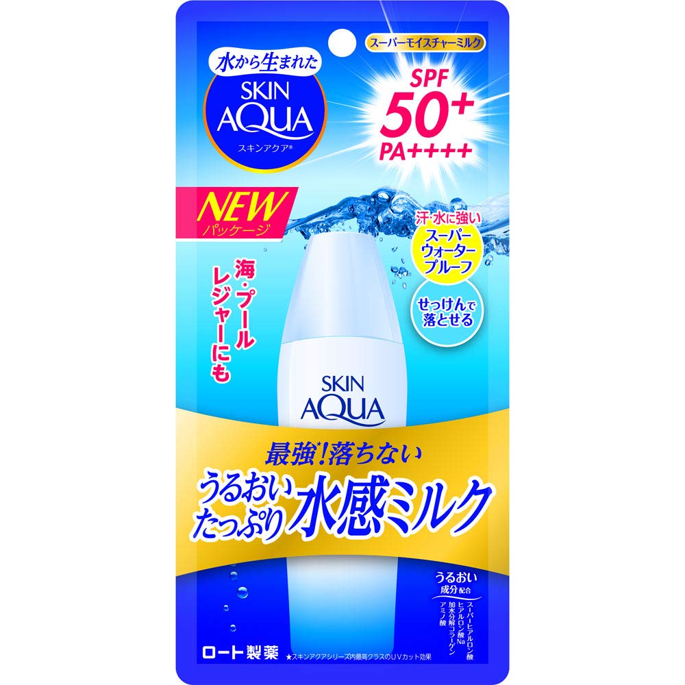 Rohto Skin Aqua UV Super Moisture Milk - hiyuzu
